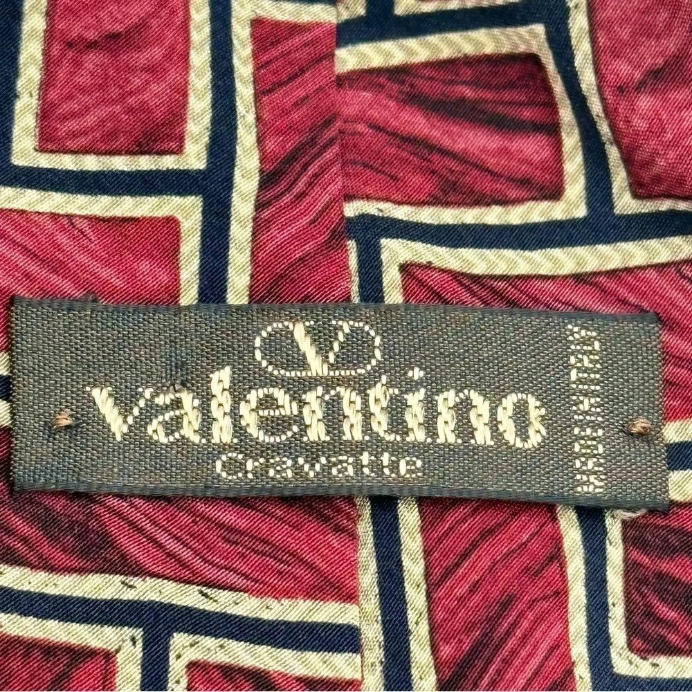 Valentino Cravatte 100% Silk Vintage Necktie